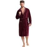 Robes de chambre longues de printemps rouge carmin Taille 3 XL look fashion pour homme 