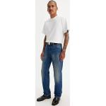 Jeans droits Levi's 501 bleus en toile look vintage pour homme 