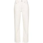 Jeans droits Levi's 501 blancs en denim W30 L29 pour femme 