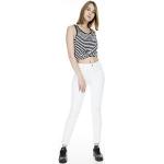 Jeans skinny Levi's blancs à carreaux W25 look fashion pour femme en promo 
