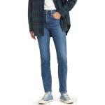 Jeans taille haute Levi's bleus en lyocell tencel stretch W28 look fashion pour femme en promo 