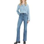 Jeans flare Levi's bleus stretch W30 look fashion pour femme en promo 