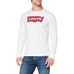 Levi's Homme Long-Sleeve Standard Graphic Tee, White, XS