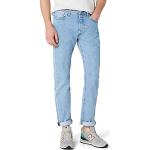 Jeans droits Levi's 501 bleus en coton bruts lavable en machine W29 look fashion pour homme 