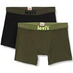 Boxers Levi's jaune fluo bio Taille XL look fashion pour homme en promo 