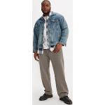 Jeans droits Levi's 501 gris en toile stretch plus size classiques pour homme 