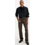 Jeans droits Levi's 501 marron en toile stretch classiques pour homme 