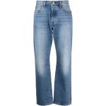 Jeans droits Levi's bleu indigo délavés W25 L30 pour femme 