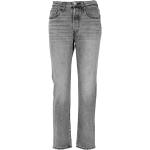 Jeans droits Levi's gris en denim stretch Taille 3 XL W25 L28 look fashion pour femme 