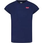 T-shirts à col rond Levi's bleus lavable en machine Taille 10 ans classiques pour fille de la boutique en ligne Miinto.fr avec livraison gratuite 