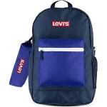 Levi's LAN Box Logo Backpack/Pencil B 9A8511, Sacs Mixte, Dress Blues, L