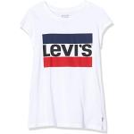 T-shirts à manches courtes Levi's Kid blancs en coton Taille 12 ans look sportif pour fille en promo de la boutique en ligne Amazon.fr 