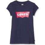 Levi'S Kids Ss Batwing Tee Fille Peacoat / Tea Tree Pink 10 Ans