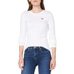 T-shirts Levi's blancs à manches courtes à manches courtes Taille XS look fashion pour femme en promo 