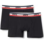 Boxers Levi's multicolores à logo en lot de 2 Taille XL look sportif pour homme en promo 