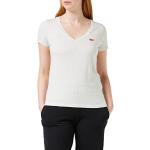 T-shirts col V Levi's gris à manches courtes à col en V Taille XS classiques pour femme 
