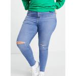 Jeans taille haute Levi's bleus en lyocell éco-responsable plus size pour femme en promo 