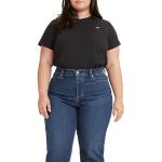 T-shirts Levi's noirs à manches courtes à manches courtes à col rond Taille 3 XL plus size classiques pour femme en promo 