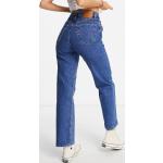 Jeans droits Levi's bleu marine délavés W27 L29 pour femme 