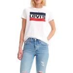 Levi's The Perfect Tee T-Shirt Femme, Sportswear Logo White, XS