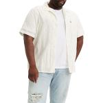 Chemises Levi's blanches avec broderie à manches courtes à manches courtes Taille XL plus size look casual pour homme 