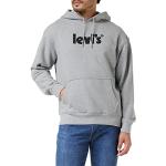Sweats Levi's gris en jersey à capuche Taille M look fashion pour homme en promo 