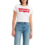 T-shirts Levi's blancs à manches courtes à manches courtes à col rond Taille XXS classiques pour femme en promo 