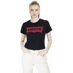 T-shirts Levi's noirs à manches courtes à manches courtes à col rond Taille S classiques pour femme en promo 