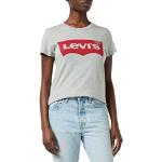 T-shirts Levi's gris en jersey à manches courtes à manches courtes à col rond Taille XL classiques pour femme en promo 
