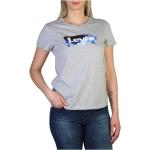 T-shirts unis Levi's gris à manches courtes à col rond Taille XS look casual pour femme 