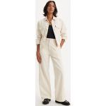 Pantalons taille haute Levi's blancs bio look fashion pour femme 