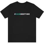 T-shirts en coton à motif USA Lewis Hamilton à manches courtes Taille M pour femme 