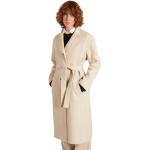 Manteaux en laine beiges made in France à manches longues Taille XL look fashion pour femme 
