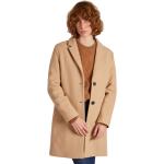 Manteaux en laine beiges en laine made in France à manches longues Taille XL pour femme 
