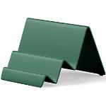 Porte-cartes bancaires Lexon vert foncé en aluminium look fashion 