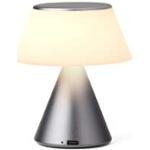 Lexon Lampe de bureau LED LUMA M, lampe de table sans fil tactile avec variateur d'intensité et synchronisation multi lampes, 9 couleurs de lumière pour bureau, chambre et chevet - Métal