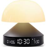Lexon MINA Sunrise Reveil matin lumineux, simulateur d'aube et crépuscule, 5 sons naturels, lampe de chevet LED veilleuse et luminothérapie - Gris métallique