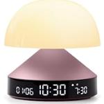 Lexon MINA Sunrise Reveil matin lumineux, simulateur d'aube et crépuscule, 5 sons naturels, lampe de chevet LED veilleuse et luminothérapie - Vert Sombre