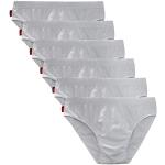 Slips blancs en coton lavable en machine en lot de 6 Taille XXL look fashion pour homme en promo 