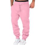 Pantalons de randonnée roses stretch Taille 3 XL look Hip Hop pour homme 