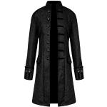 Vestes de costume noires en velours à strass Taille XL plus size look gothique pour homme 
