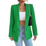 Blazers verts à manches longues Taille XL look fashion pour femme 