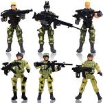 Figurines militaires en plastique 