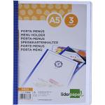 Liderpapel 37686 – Porte Menus PVC on 3 pochettes, A5