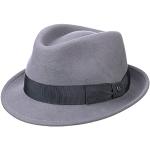 Chapeaux Fedora d'hiver Lierys gris en feutre 59 cm Taille L look fashion pour femme 