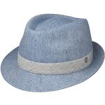 Chapeaux Fedora Lierys bleus 59 cm Taille L look fashion pour femme 