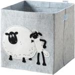 LIFENEY meets Shaun le mouton Boîte de rangement pour enfants - Boîte en feutre avec le mouton emblématique pour ranger les jouets - 33 x 33 x 33 cm adaptée aux étagères cubes classiques