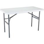 Lifetime Products Lifetime Table Pliante en Granit Blanc 61 x 122 cm