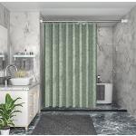 Rideaux de douche vert d'eau lavable en machine 100x200 