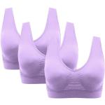 Soutiens-gorge de grossesse violets 105G Taille 5 XL plus size look fashion pour femme 